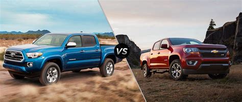 2017 Toyota Tacoma VS Chevy Colorado