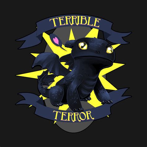 Terrible Terror - Dragon - T-Shirt | TeePublic