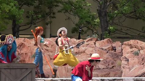 USJ ONE PIECE Water Battle 6/29 12:35 - YouTube