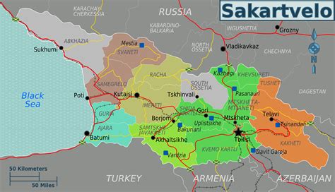 File:Georgia regions map2.png - Wikitravel Shared