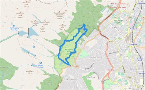 Kirstenbosch Botanical Gardens Cape Town Map | Fasci Garden