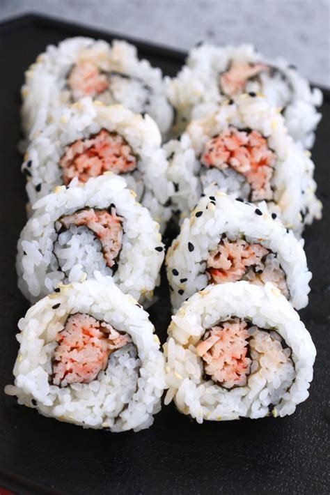 Imitation Crab Sushi Roll Recipe - A Spectacled Owl