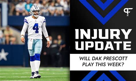 Will Dak Prescott play Sunday night? Latest injury update on Cowboys QB