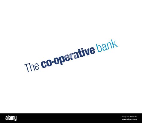 The Co operative bank, rotated logo, white background Stock Photo - Alamy