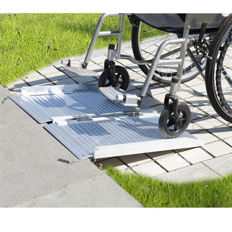 NuFazes 2' Folding Easy Portable Wheelchair Ramp Mobility Handicap ...