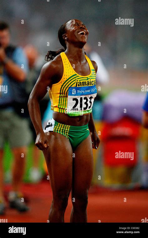 VERONICA CAMPBELL-BROWN JAMAICA OLYMPIC STADIUM BEIJING CHINA 21 August ...