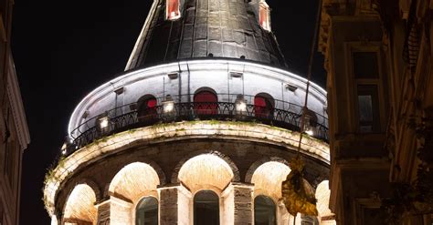 Galata Tower at Night · Free Stock Photo