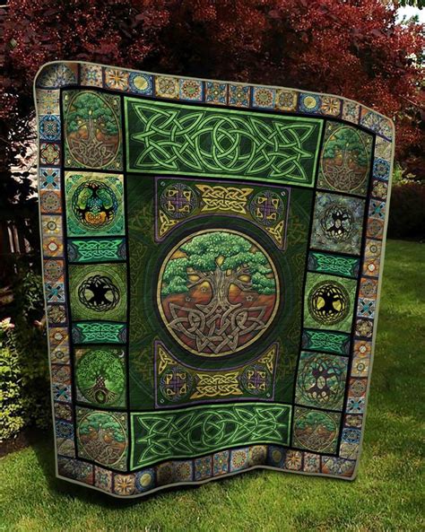 Tree Of Life Quilt Blanket | Celtic quilt, Quilts, Irish quilt