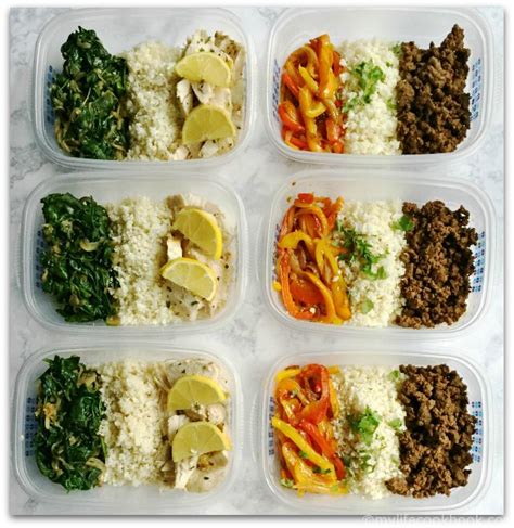 Freezable Healthy Lunches