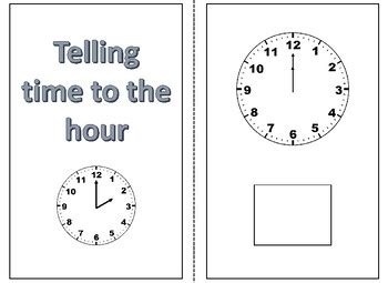 Telling Time Book Bundle by On the Spectrum | Teachers Pay Teachers