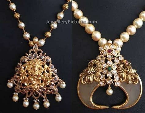 Indian Pearl Gold Jewellery Designs - Jewellery Designs