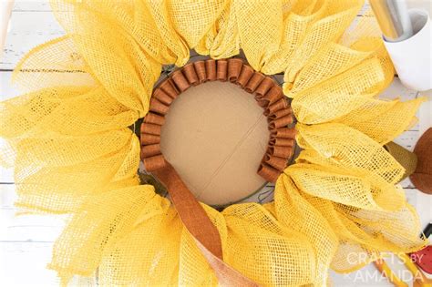 Sunflower Wreath - Crafts by Amanda - Wreath Projects