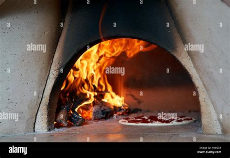 wood-fired pizza oven Stock Photo - Alamy