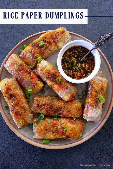 Rice Paper Dumplings (Pan fried and Air-fried Method) - Cooking Carnival