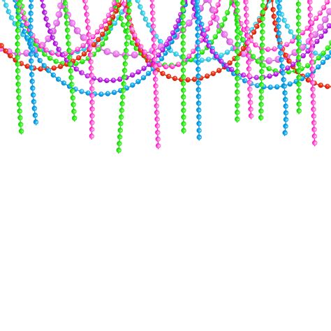 Mardi Gras Beads Vector Hd PNG Images, Mardi Gras Beads Transparent ...