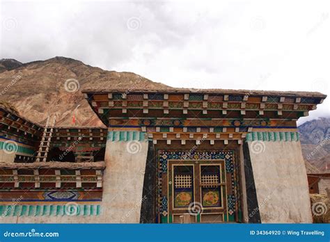 Tibetan house stock photo. Image of asia, nature, residential - 34364920