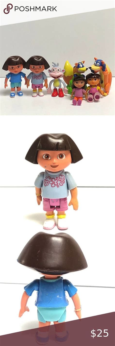 Mattel Nickelodeon Dora the Explorer Action Figures Boots Swiper Cake ...