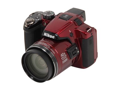 Nikon Coolpix P510 Red 16.1 MP 24mm Wide Angle Digital Camera HDTV Output - Newegg.com