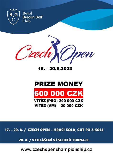 Czech Open 2023: 2nd press release – Beroun Golf Club