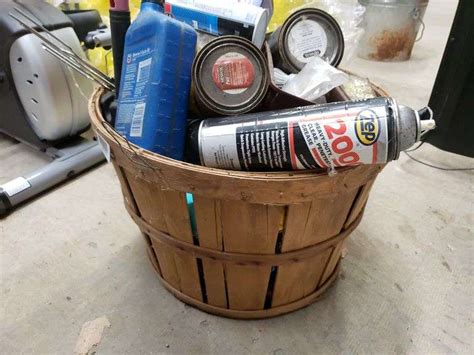 Bushel Basket With Assorted Items - Trice Auctions