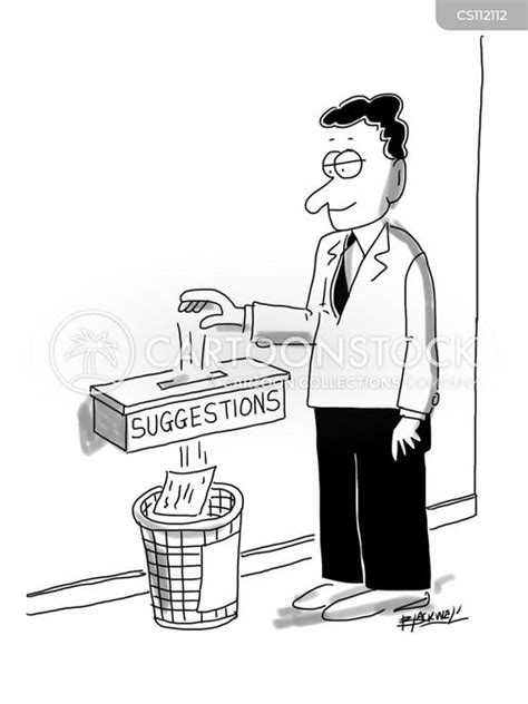 Suggestion Boxes Cartoons and Comics - funny pictures from CartoonStock