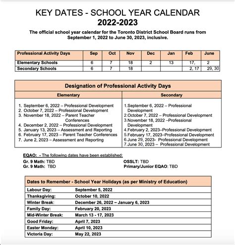 Tdsb 2023 To 2023 Calendar – Get Calendar 2023 Update