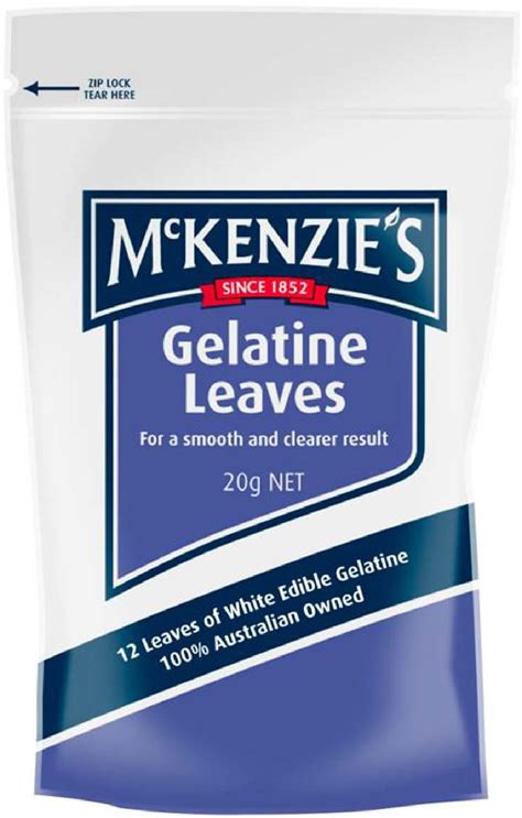 McKenzie's Gelatine Leaves - McKenzie's Foods