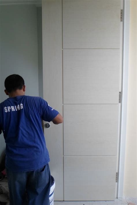 Produksi Daun Pintu Rumah Bahan Multiplek MDF HPL Semarang Jawa Tengah | Custom Furniture Semarang