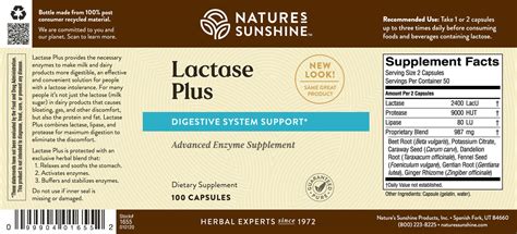 Healthy Warehouse | Buy Nature's Sunshine- Lactase Plus