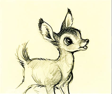 Walt Disney Sketches - Bambi - Walt Disney Characters Photo (32402694 ...