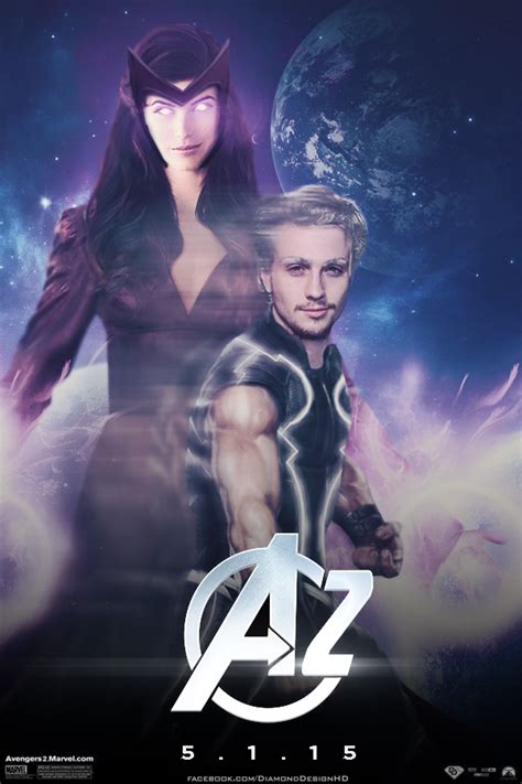 Quicksilver and Scarlet Witch - Avengers 2 - X-Men Fan Art (34873737 ...