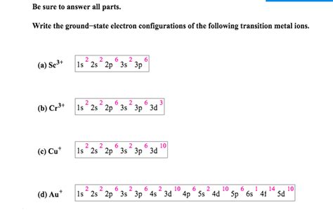 What is ground state electron configuration | examquiz