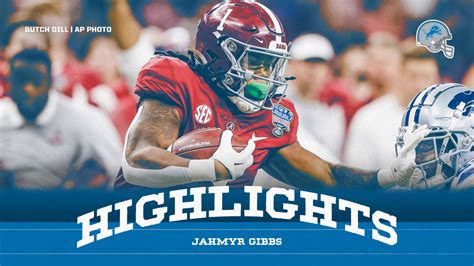 Jahmyr Gibbs highlights