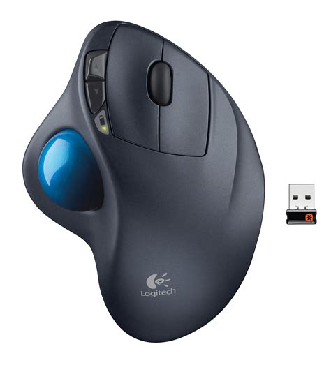 Logitech TRACKMAN Wireless Trackball M570 mouse RF Wireless Laser