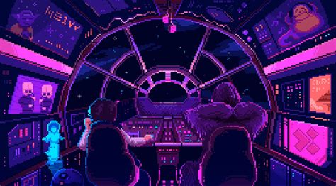 Star Wars Pixel Art Wallpaper Pixel Wars Star Strikes Empire Wallhaven ...