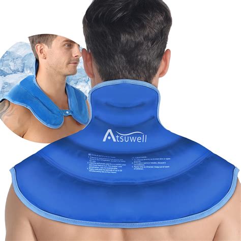 Buy Atsuwell Ice Pack for Neck and Shoulders Cold Compress Therapy Shoulder Ice Packs for ...