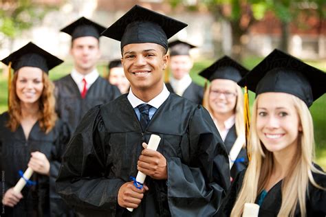 "Graduation: Proud Student Part Of Crowd Of Graduates" by Stocksy ...