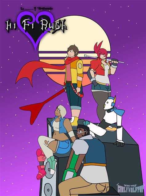 Hi-Fi Rush (KH1 Style Art) by GirlyWolfPup on Newgrounds