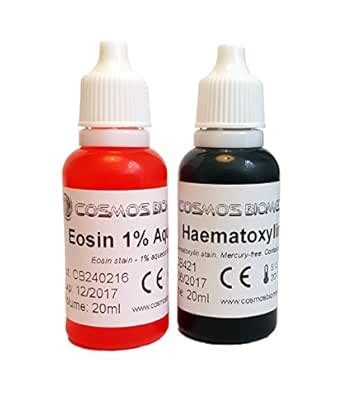 Eosin & Haematoxylin Stains (2 x 20ml Kit): Amazon.co.uk: Business, Industry & Science