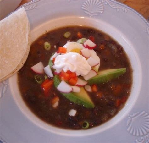 Sopa Negra, Costa Rican Black Bean Soup | Bean soup, Black bean soup, Food