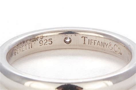 Tiffany & Co. .925 Sterling Silver & Diamond Elsa Peretti Ring - Ideal ...