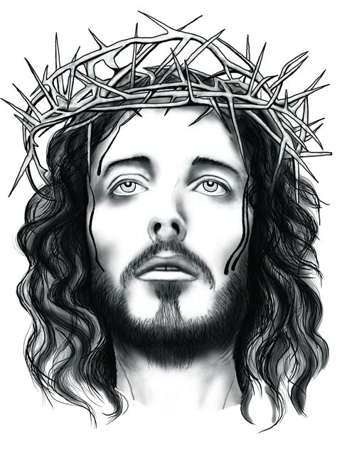 Jesus Christ With Crown Of Thorns Png Clip Art Best Web Clipart ...