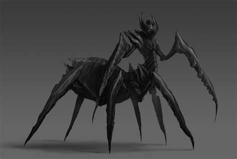 Demon Spider Design by BABAGANOOSH99 on DeviantArt | Dark creatures, Spider art, Monster art