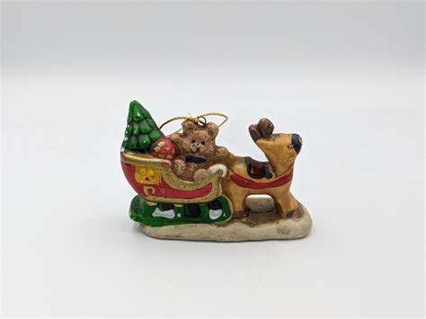 Vintage Ceramic Christmas Ornament - Etsy UK