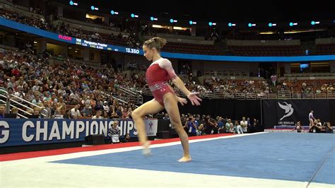 Ragan Smith - Floor Exercise - 2017 P&G Championships - Senior Women - Day 1 - YouTube