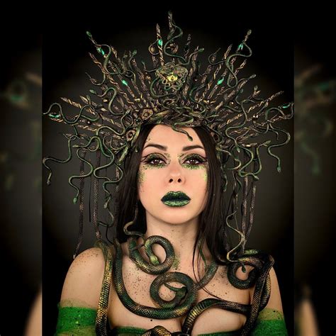 Gorgon Halo Crown, Medusa Headpiece, Medusa Gorgon Inspire Goddess Crown, Gothic Snake Headband ...