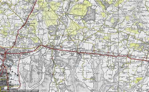 Historic Ordnance Survey Map of Emsworth, 1945