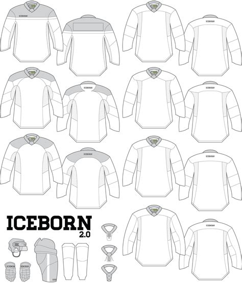 Hockey Jersey Template Vector at Vectorified.com | Collection of Hockey ...