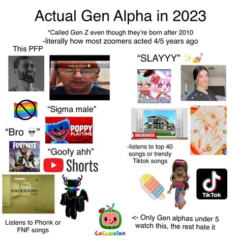 Real gen alpha starterpack : r/GenZ