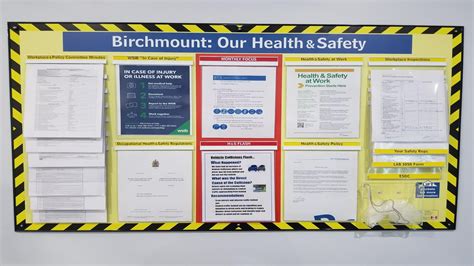 Health and Safety Boards | Custom Designed Display Systems